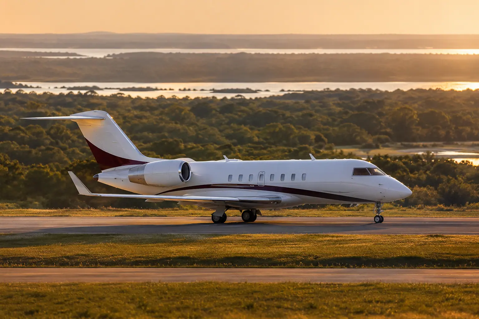 Heavy jet on the ramp