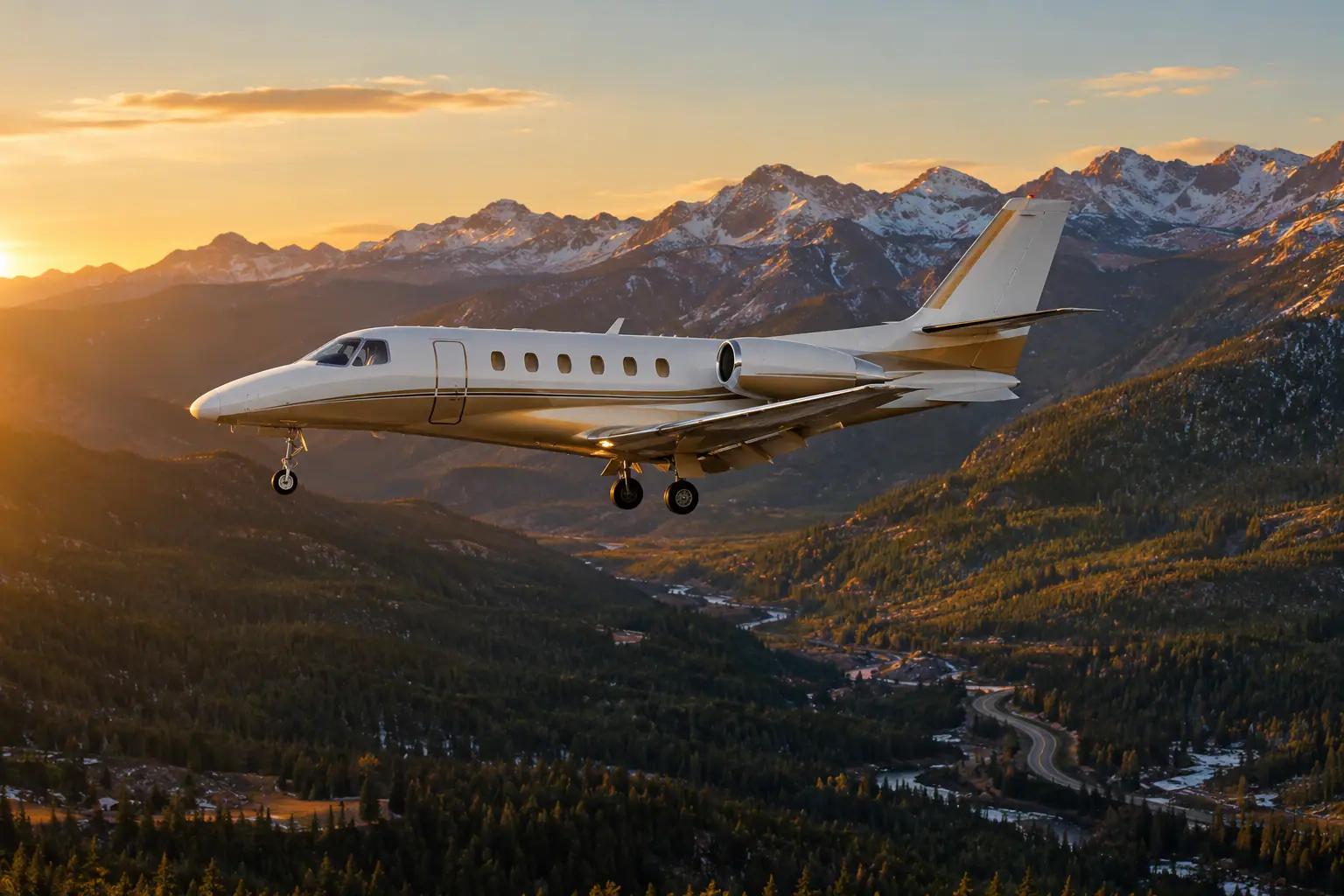 Private jet New York to Aspen